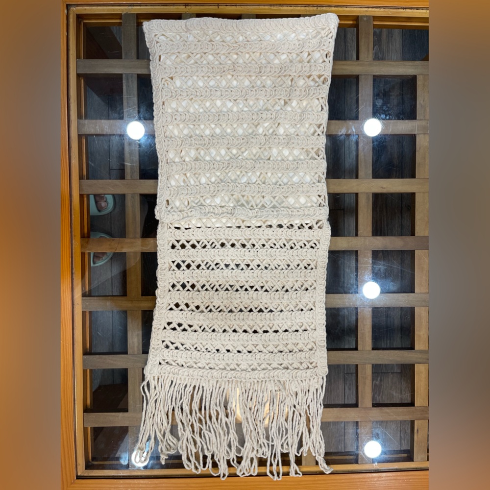 Zara Cream Crochet Tank Top - Picture 10 of 12